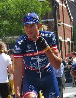 Tijdens de Ronde van Frankrijk 2004