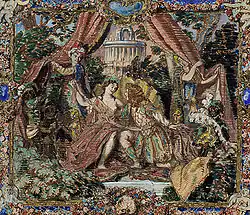 Wandtapijt met Armide (Benois, 1907)