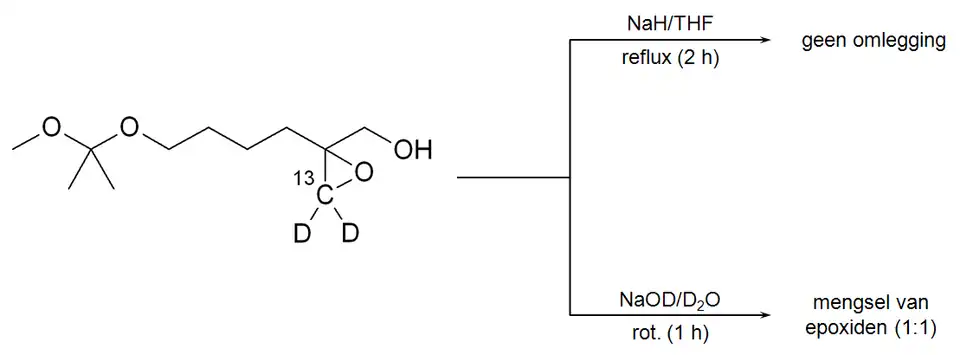 Studie van de Payne-omlegging in verschillende reactieomstandigheden
