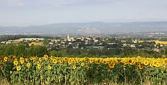 Landschap bij Chatuzange-le-Goubet