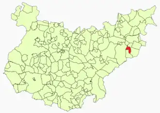 Kaart van Peñalsordo