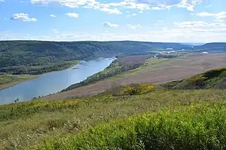 De Peace River in Brits-Columbia