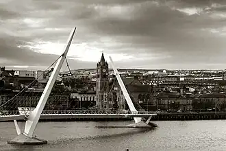 Peace Bridge in Derry
