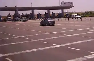 Tolhokjes van de A1 snelweg