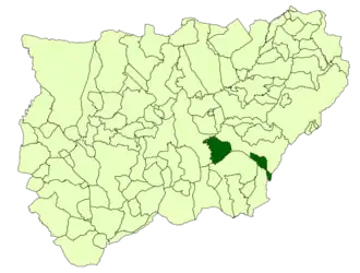 Kaart van Peal de Becerro