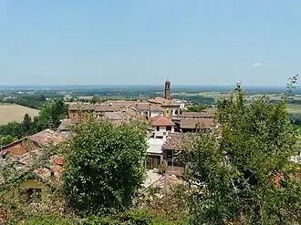 Uitzicht op Pecetto di Valenza
