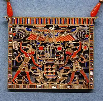 Pectoraal (Oud-Egyptisch borstjuweel) van Amenemhat III, uit het graf van Mereret