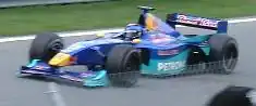 In een Sauber tijdens de Grote Prijs van Canada 2000