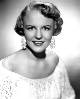 Peggy Lee in circa 1950 (publiciteitsfoto)