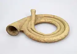 Pelgrimshoorn (waldhoorn, 16e eeuw), gevonden in Middenmeer[1]