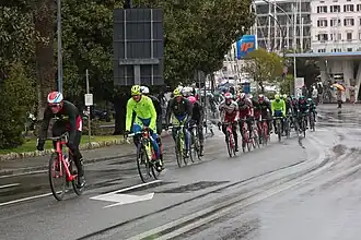 Peloton in Savona, 2015