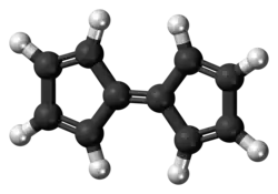 Molecuulmodel van fulvaleen