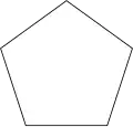 regelmatige vijfhoek