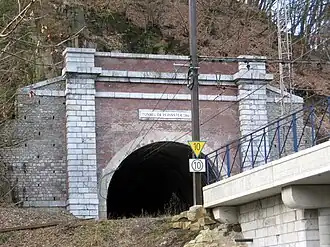 Oostportaal van de tunnel van Pepinster