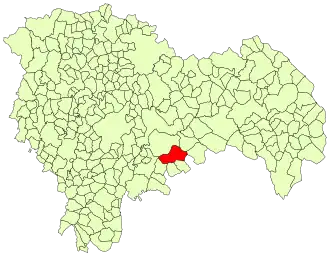 Kaart van Peralveche