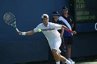 Riba op de US Open van 2010