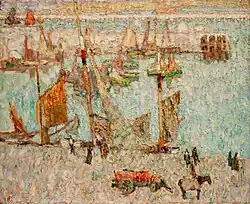 De haven van Oostende