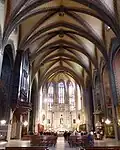 Deel van het interieur van de kerk