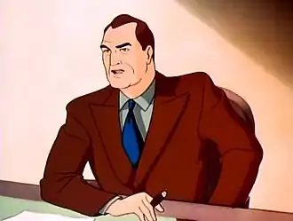 Still van Perry White in de Superman-cartoon