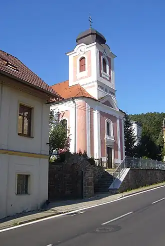 Kerk in Perštejn