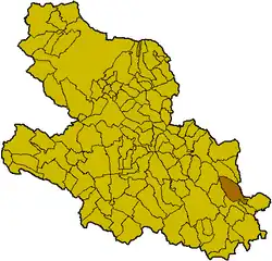 Locatie van Pescocostanzo in L'Aquila (AQ)