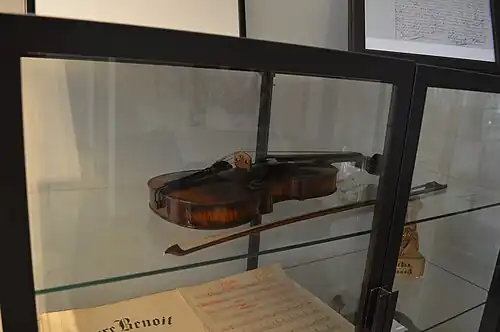 Eerste viool van Peter Benoit