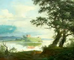 Schilderij van het kasteel uit 1845