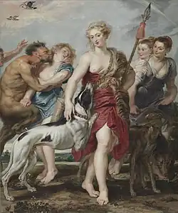 'Diana en de nymfen vertrekken op jacht (c. 1615); Cleveland Museum of Art te Cleveland