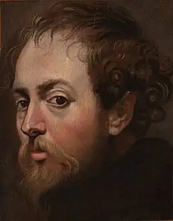 Zelfportret van Peter Paul Rubens, 1607, privécollectie, geleend aan het Rubenshuis