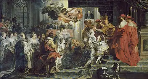 Kroning van Maria de Medici - Rubens