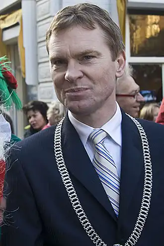 Rehwinkel als burgemeester in 2009