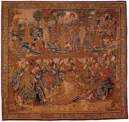 De voetwassing, ca. 1510 (Rijksmuseum)