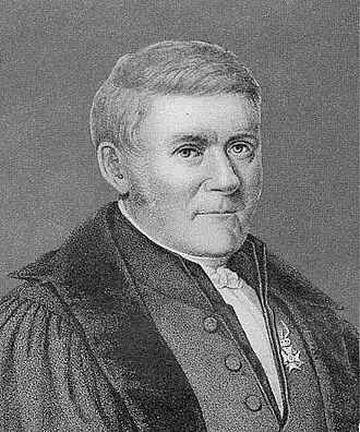 Petrus Hofman Peerlkamp, gravure uit: Alfred Gudeman, Imagines Philologorum, München 1911