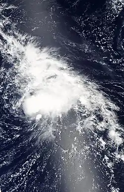 Foto of weerkaart van orkaan