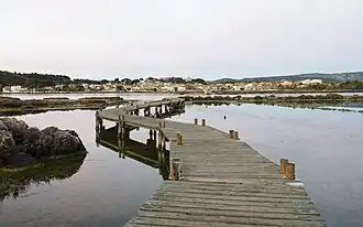 Gezicht op Peyriac-de-Mer