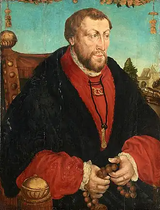 Portret van paltsgraaf Wolfgang, ca. 1525/1530