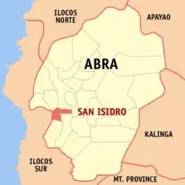 Kaart van San Isidro