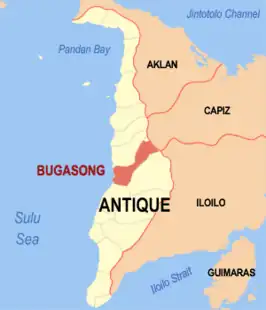 Kaart van Bugasong