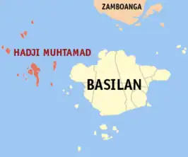 Kaart van Hadji Muhtamad