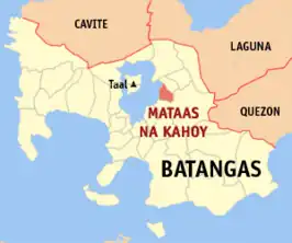 Kaart van Mataasnakahoy