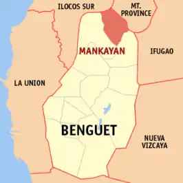 Kaart van Mankayan