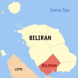 Kaart van Biliran