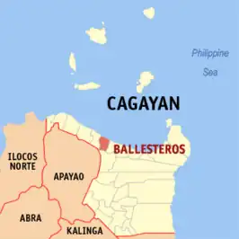 Kaart van Ballesteros