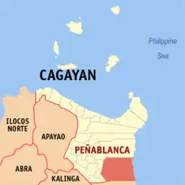 Kaart van Peñablanca