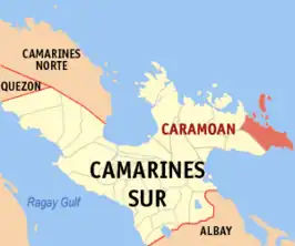 Kaart van Caramoan
