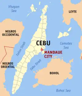 Kaart van Mandaue