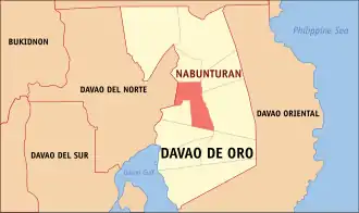 Kaart van Nabunturan