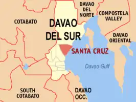 Kaart van Santa Cruz