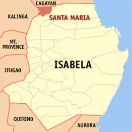 Kaart van Santa Maria