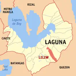 Kaart van Liliw